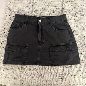 zara cargo mini skirt
